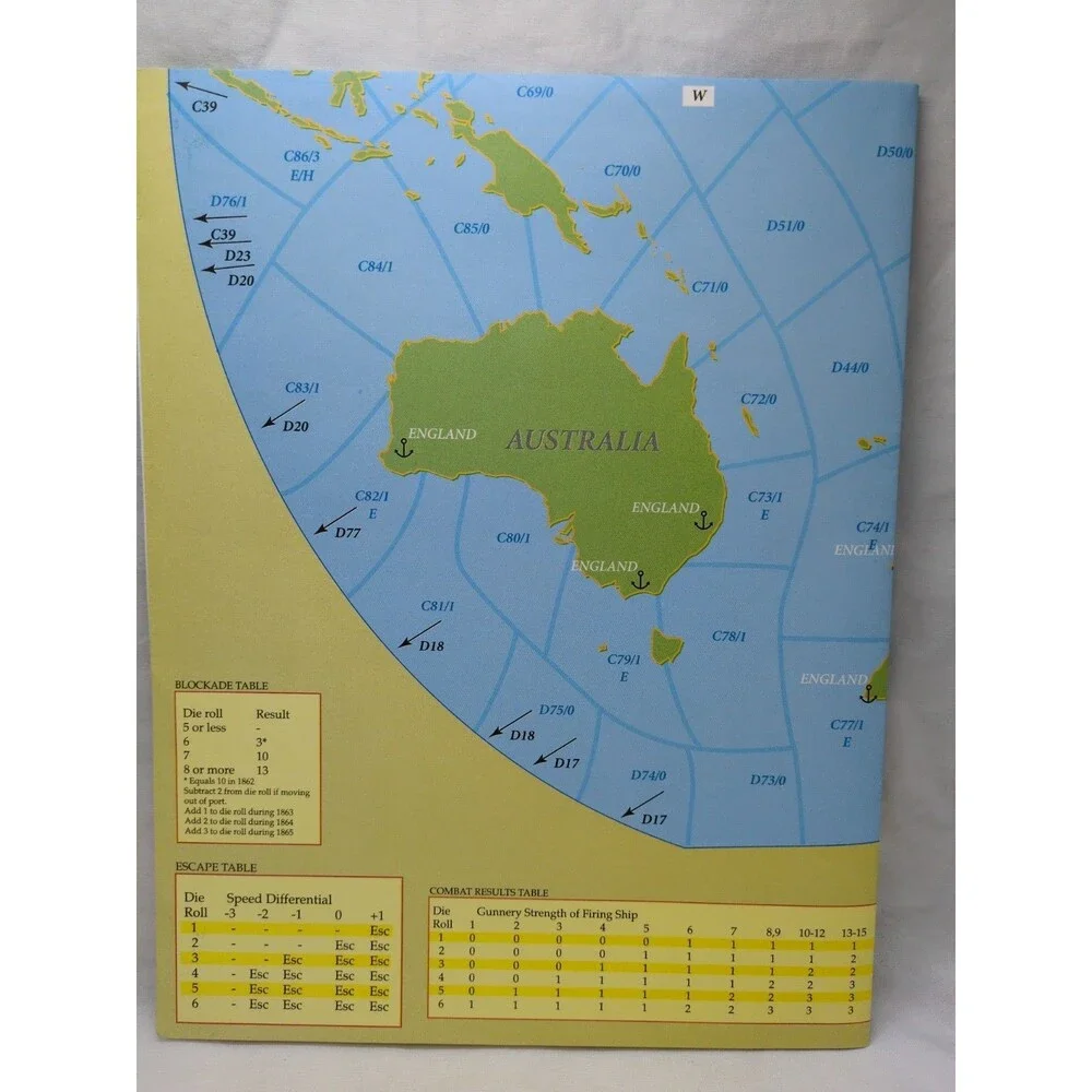 *Incomplete* Sea Devils Strategy And Tactics Board Game